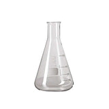 52353. MATRAZ ERLENMEYER DE VIDRIO 250ML CUELLO ESTRECHO GRADUADO C/2 - DURAN