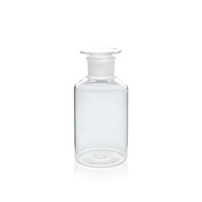 17477. FRASCO VIDRIO CLARO 500ML BOCA ANGOSTA C/TAPON DE VIDRIO - WHEATON