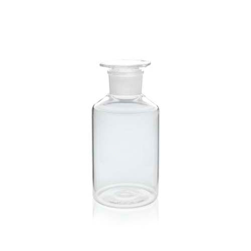 17477. FRASCO VIDRIO CLARO 500ML BOCA ANGOSTA C/TAPON DE VIDRIO - WHEATON