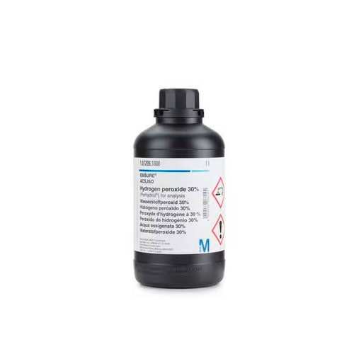 52150. PEROXIDO DE HIDROGENO EN SOLUCION 30% REACTIVO ACS 500ML - SIGMA-ALDRICH