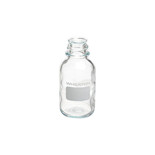 4286. FRASCO VIDRIO CLARO 125ML BOCA ANGOSTA GRADUADO C/2 - WHEATON