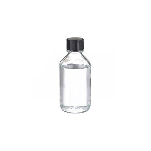 4284. FRASCO VIDRIO CLARO 125ML BOCA ANGOSTA C/TAPA FENOLICA C/LINER C/2 - WHEATON