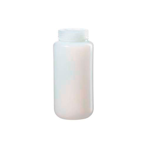 13696. FRASCO DE POLIETILENO ALTA DENSIDAD 500ML TRANSPARENTE IP2 BOCA ANCHA C/TAPON DE ROSCA DE POLIPROPILENO - NALGENE