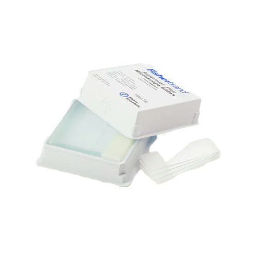 52391. PORTAOBJETOS 25X75MM DE VIDRIO SUPERFROST PLUS COLOR BLANCO C/144 - FISHERBRAND