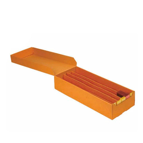 3681. CAJA ECOSLIDE P/ALMACENAR 1000 PORTAOBJETOS, COLOR CAFE C/25 - CELLPATH