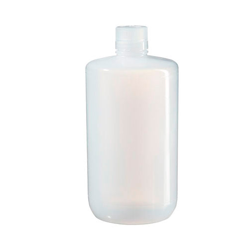 31260. FRASCO DE POLIPROPILENO BAJA DENSIDAD 8LT BOCA ANGOSTA C/TAPON DE ROSCA POLIPROPILENO 53B, NO ESTERIL NALGENE