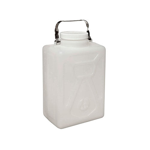 3410. GARRAFON (BIDON) DE POLIETILENO ALTA DENSIDAD 9LT RECTANGULAR C/ASA - NALGENE