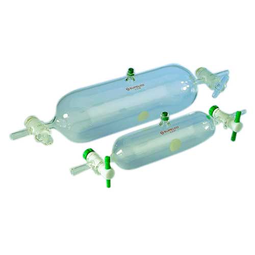 22854. BULBO P/MUESTREO DE GAS 125ML C/LLAVE DE VIDRIO P/MONITOREO AMBIENTAL DE AIRE SUPELCO