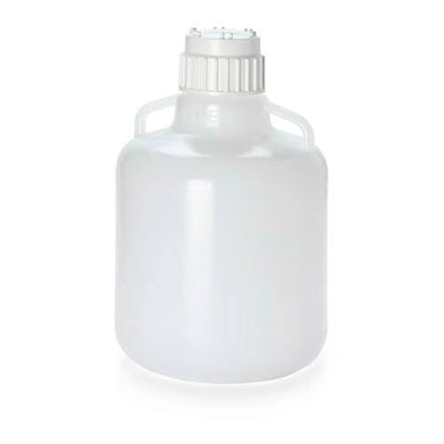 30399. GARRAFON (BIDON) DE POLIPROPILENO 10LT (2.5GAL) P/VACIO C/TAPON Y ASA NALGENE