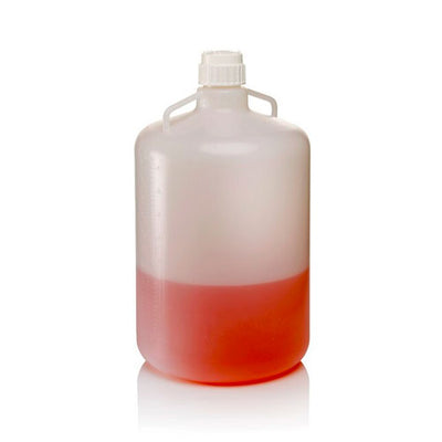 30402. GARRAFON (BIDON) DE POLIPROPILENO 50LT (13GAL) C/TAPON Y ASA AUTOCLAVABLE NALGENE