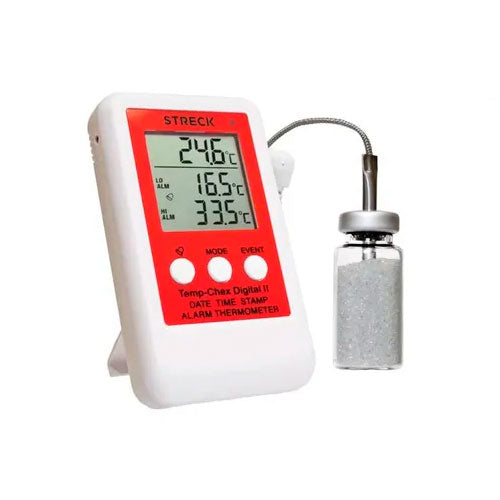 52116. TERMOMETRO DIGITAL II -50/+200°C TEMP-CHEX TRAZABLE A NIST, 240501 - STRECK