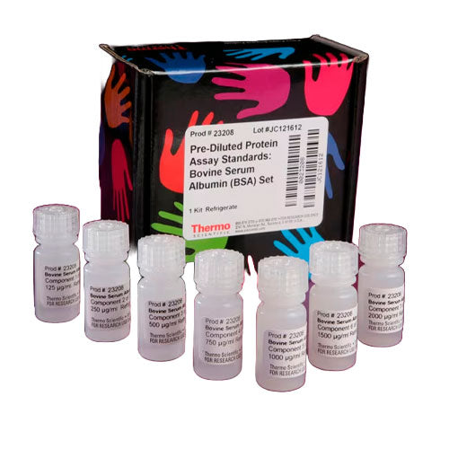 29330. PRE-DILUTED PROTEIN ASSAY STANDARDS BOVINE SERUM ALBUMIN (BSA) SET 7 X 3.5ML PIERCE