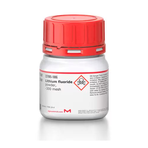 52435. FLUORURO DE LITIO POLVO MALLA -300 100GR - SIGMA-ALDRICH