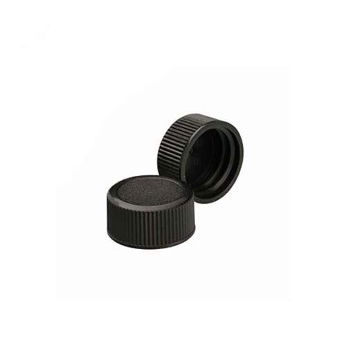17622. TAPON FENOLICO NEGRO 24-400 C/REVESTIMIENTO DE TEFLON CAJA C/100 PIEZAS - WHEATON