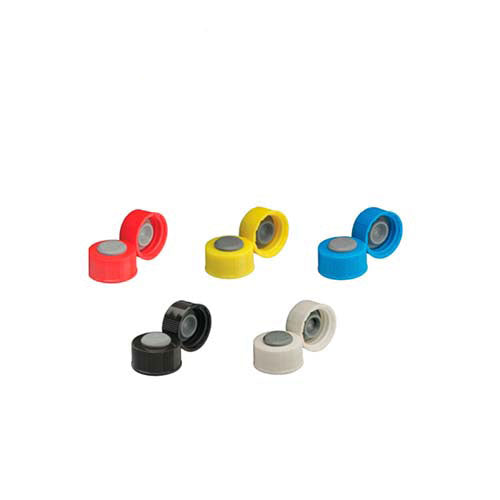 17603. TAPON DE ROSCA DE BROMOBUTILO GRIS 20-400 CAJA C/100 PIEZAS - WHEATON