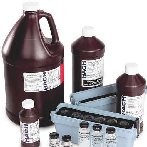 29084. KIT DE CALIBRACION DE ESTANDARES DE TURBIDEZ STABLCAL P/TURBIDIMETRO PORTATIL 2100P C/4 FRASCOS DE 500ML HACH