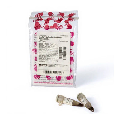 10353. SPECTRA MULTICOLOR HIGH RANGE PROTEIN LADDER 40 TO 300KDA 2X250UL - PIERCE
