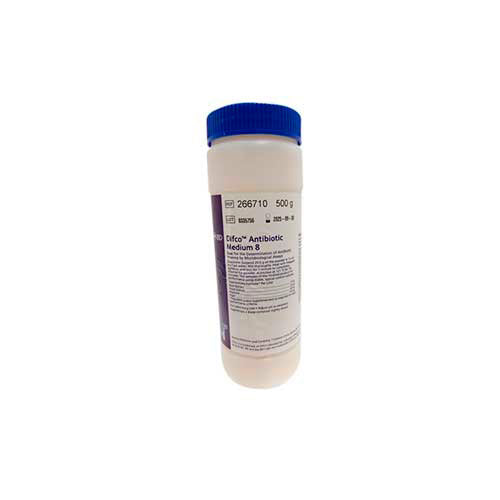 321. MEDIO PARA ANTIBIOTICOS # 8 500GR DIFCO