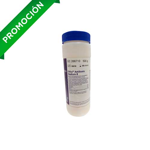 321. MEDIO PARA ANTIBIOTICOS # 8 500GR DIFCO