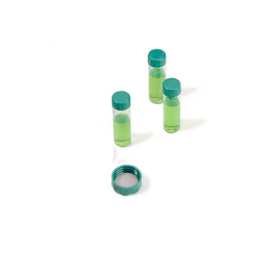 52145. VIAL VIDRIO CLARO 2ML C/TAPON DE ROSCA THERMOSET VERDE SOLIDO C/REVESTIMIENTO DE TEFLON C/100 - SUPELCO