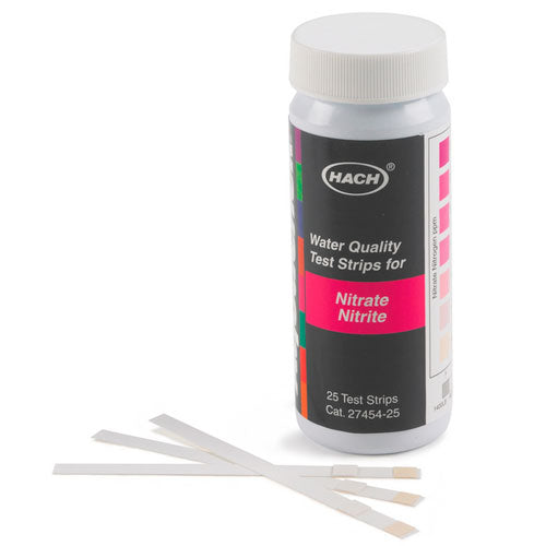54888. TIRAS DE CONTROL NITRATO 0-50MG/L Y NITRITO 0-3MG/L C/25 HACH