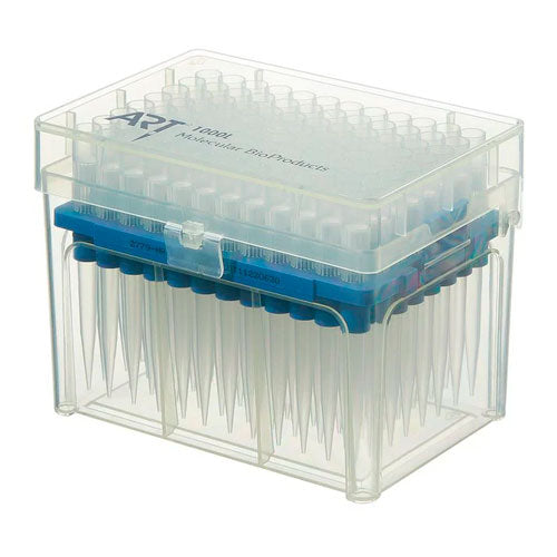 51405. PUNTAS 1000UL C/FILTRO UNIVERSAL Y BARRERA ART ESTERIL, BAJA RETENCION CODIGO COLOR AZUL RACK C/768 PIEZAS - THERMO SCIENTIFIC