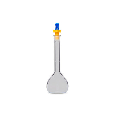 51316. MATRAZ VOLUMETRICO DE VIDRIO 500ML LINEA TEKK C/TAPON DE POLIETILENO - KIMAX