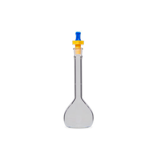 51316. MATRAZ VOLUMETRICO DE VIDRIO 500ML LINEA TEKK C/TAPON DE POLIETILENO - KIMAX