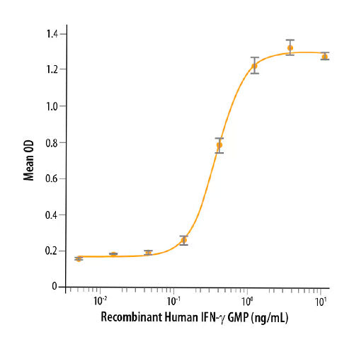 51161.  RECOMBINANT HUMAN IFN-GAMMA GMP PROTEIN CF - R&D SYSTEMS