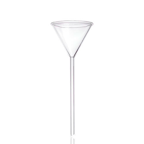 50166. EMBUDO DE VIDRIO 225ML, 100MM, 58° TALLO LARGO KIMAX