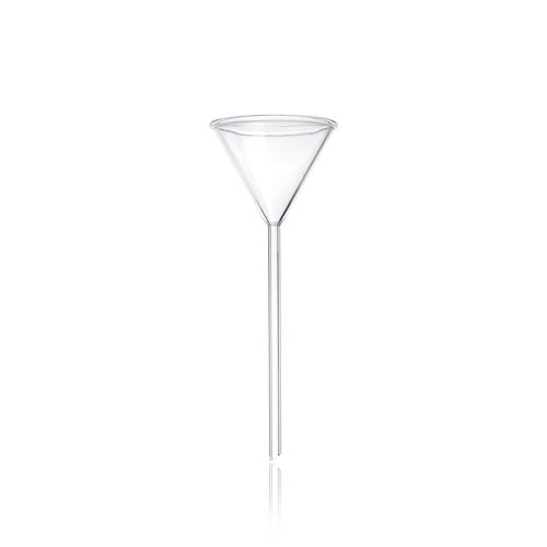 51509. EMBUDO DE VIDRIO 36ML, 55MM, 58° TALLO LARGO - KIMAX
