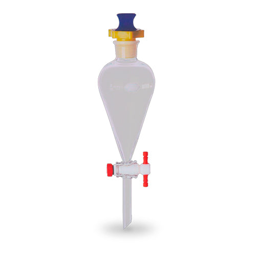 52370. EMBUDO DE SEPARACION DE VIDRIO 60ML C/LLAVE DE TEFLON - KIMAX