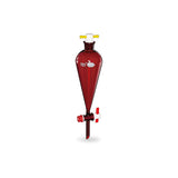 52051. EMBUDO DE SEPARACION DE VIDRIO 500ML FORMA PERA, RAY-SORB TAPON Y LLAVE DE TEFLON - KIMAX