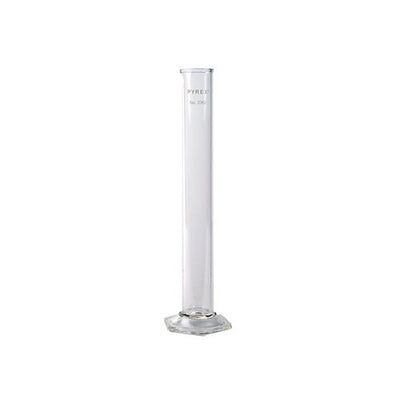 2260. PROBETA (MEDIDA CILINDRICA) DE VIDRIO 100ML P/HIDROMETRO, SIN GRADUAR - PYREX