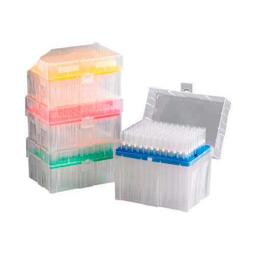 21543. PUNTAS 100UL MULTIRACK ESTERIL C/FILTRO RACK C/960 PIEZAS - AXYGEN