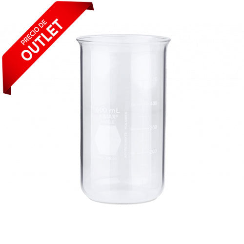 8750. VASO DE PRECIPITADO DE VIDRIO 600ML FORMA ALTA PARED GRUESA - LABCONCO