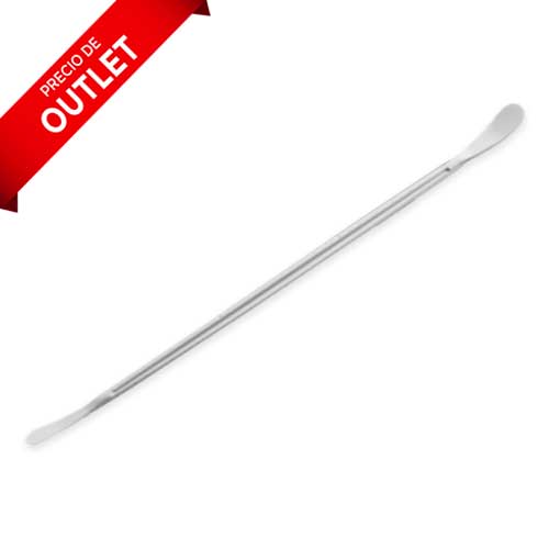 10614. ESPATULA DOBLE DE POLIESTIRENO ESTERIL C/CUCHARA EMPAQUE INDIVIDUAL PAQUETE C/10 PIEZAS CORNING