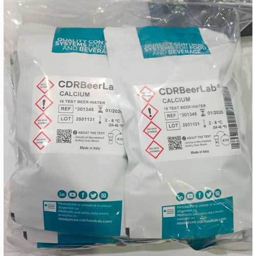 51227. REACTIVOS P/ANALISIS DE CALCIO EN CERVEZA 5-250PPM C/100 PRUEBAS - CDR BEERLAB