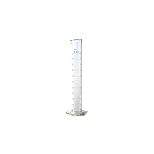 50182. PROBETA (MEDIDA CILINDRICA) DE VIDRIO GRADUADA DOBLE ESCALA ECONOMICA - PYREX