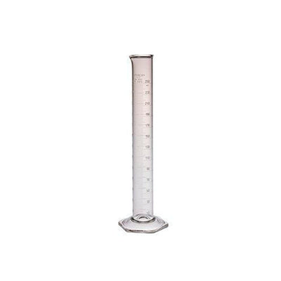 50183. PROBETA (MEDIDA CILINDRICA) DE VIDRIO GRADUADA DOBLE ESCALA ECONOMICA - PYREX