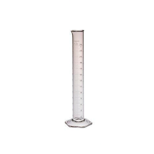 50183. PROBETA (MEDIDA CILINDRICA) DE VIDRIO GRADUADA DOBLE ESCALA ECONOMICA - PYREX