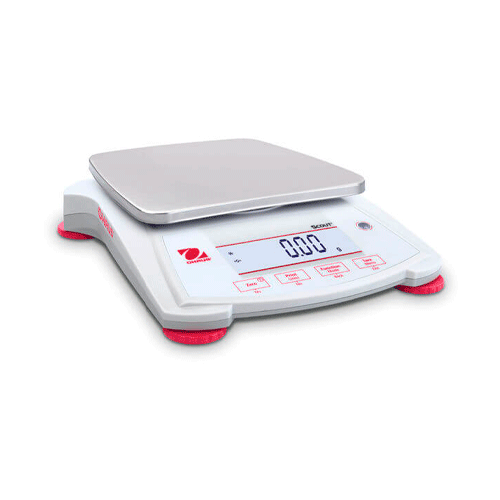 56991. BALANZA DE PRECISION PORTATIL 1200GR X 0.01GR, PLATO DE ACERO INOXIDABLE 140X170MM, MOD. SCOUT SPX SPX1202 - OHAUS