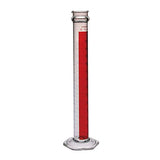 1354. PROBETA CILINDRICA GRADUADA DE VIDRIO 250ML LINEA ROJA ESCALA SIMPLE - PYREX