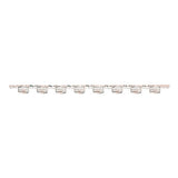 50482. TAPA CLARA EN TIRA DE 8 P/PCR PAQUETE C/125 PIEZAS SSIBIO