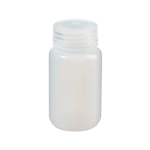 12309. FRASCO POLIETILENO ALTA DENSIDAD 125ML BOCA ANCHA C/TAPA DE POLIPROPILENO - NALGENE