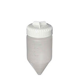 1643. FRASCO P/CENTRIFUGA 175ML DE PPCO , FONDO CONICO C/TAPON DE SELLADO, NO ESTERIL - NALGENE