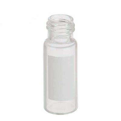 50828. VIAL VIDRIO CLARO 2ML 12X32MM C/MARCA P/ROTULAR, ROSCADO 9MM - FINNERAN