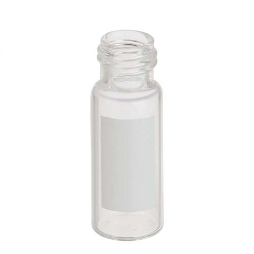 50828. VIAL VIDRIO CLARO 2ML 12X32MM C/MARCA P/ROTULAR, ROSCADO 9MM - FINNERAN