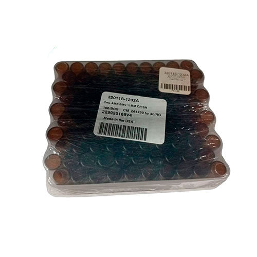 50816. VIAL VIDRIO AMBAR 2ML BOCA ANCHA 12X32MM 11MM - FINNERAN