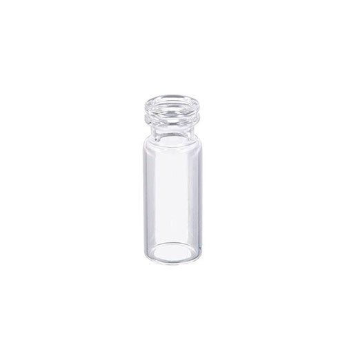 2152. VIAL VIDRIO CLARO 2ML BOCA ANCHA 12X32MM 11MM PAQUETE C/100 PIEZAS FINNERAN